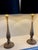 Brass Chapman Lamps with Black Silk Shades - A Pair For Sale - Image 9 of 10