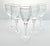 Contemporary 1990s Rogaska “Gallia (Gold)” Set of 5 Crystal Gold Rim Water Glasses For Sale - Image 3 of 5
