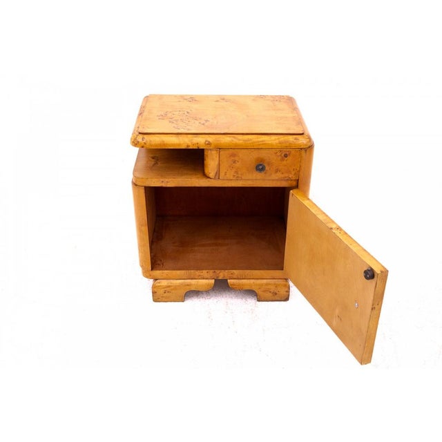 Bedside Tables, Poland, 1930s, Set of 2 For Sale - Image 11 of 15
