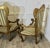 A Pair of Large Italian Carved GiltWood Arm Chairs These large arm chairs are very comfortable the arms legs and back are...