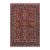 Turkish Antique Hereke Red Blue Wool & Silk Rug - 4'0''x6'0'' For Sale