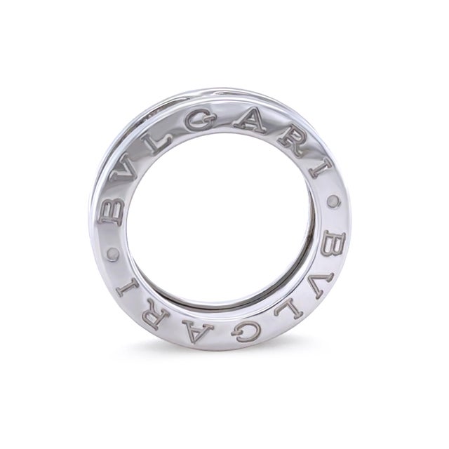 Bulgari Bvlgari 18ct White Gold B.Zero1 Ring 0.45ct Size 3 For Sale - Image 4 of 10