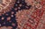 Boho Chic Super Kazak Blue/Red Wool Rug - 8'9'' X 12'4'' For Sale In New York - Image 6 of 10