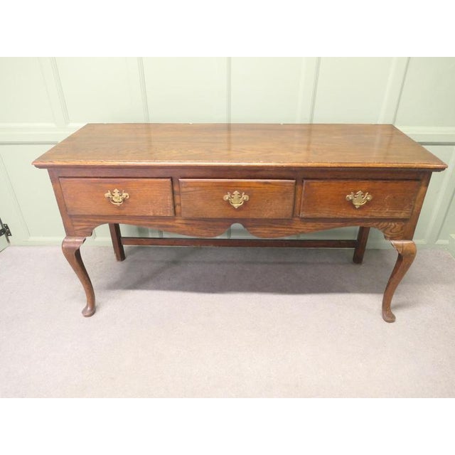 English Country Oak Cottage Dresser A beautiful Country made dresser it is made from Oak it has two deep drawers and...