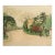 Early 20th Century "Promenade" Impressionist Park Scene Painting by Francois Lanos For Sale - Image 11 of 11
