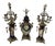 Polychrome Earthenware Fireplace Surround with Landscape Decoration, Set of 3 For Sale