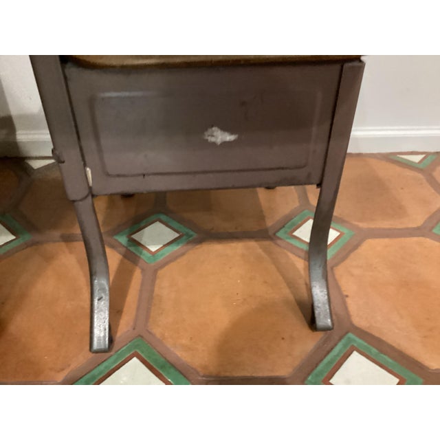Vintage Student Chair W Attached Desk For Sale - Image 10 of 10