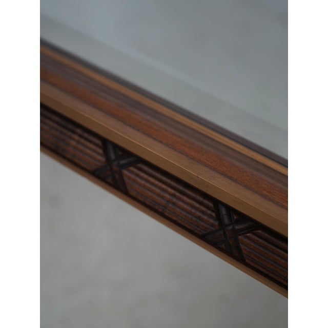 Ej Victor Regency Style Glass Top Coffee Table For Sale - Image 9 of 14