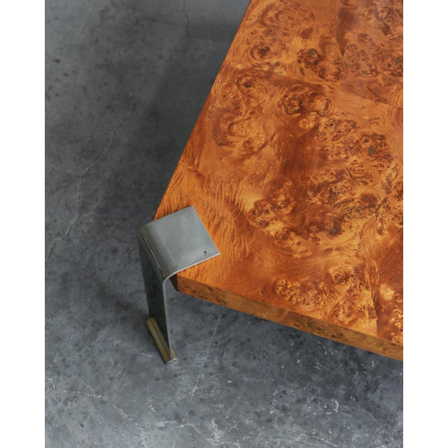 Vintage Italian Coffee Table by Milo Baughman, 1970s For Sale - Image 5 of 7