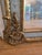 Wood Vintage Early Mid Century Modern Italian Gilded Mirror For Sale - Image 7 of 14