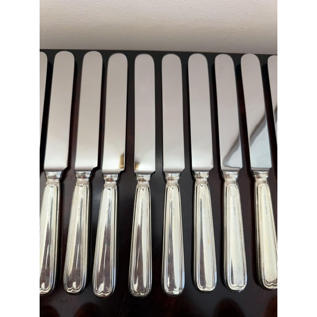800 Silver Cutlery Set, Italy, 1980s, Set of 36 For Sale - Image 4 of 13