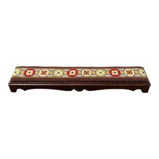 Vintage Needlepoint Prayer Kneeler For Sale