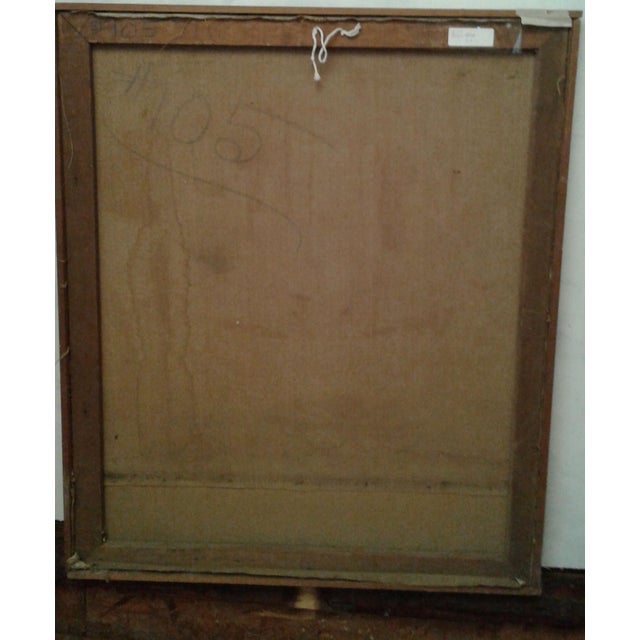 Early 20th Century Joseph Pollet (American Artist,1897-1979) Original Oil Painting For Sale - Image 5 of 6