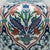 2020s Handmade Ceramic Grand Shah Vase with Lid (60cm) Imperial Floral Lattice Pattern For Sale - Image 5 of 9