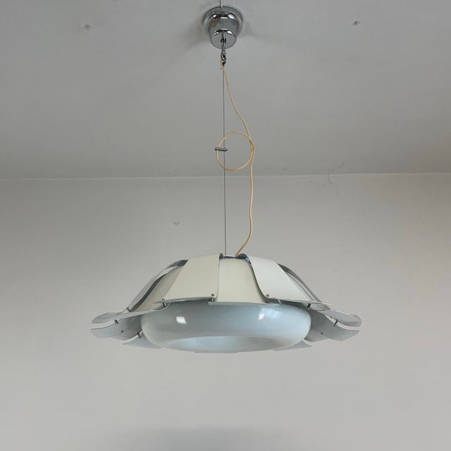 White Pendant Lamp from Tronconi, Italy, 1970s For Sale - Image 6 of 18
