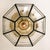 Iron and Clear Glass Flush Mount or Wall Light attributed to Limburg, 1970s For Sale - Image 12 of 15