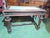 Second Empire / Napoleon III (1852 - 1870) French writing table in solid walnut – Second Empire, covered top Elegant...