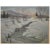 Rustic Herbert a Steinke *Its Cold* Adirondacks Oil Painting -Winter Mountain Landscape For Sale - Image 3 of 10