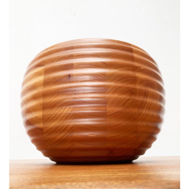 Mid-Century Modern Large Wooden Bowl by Carl Auböck For Sale - Image 3 of 18