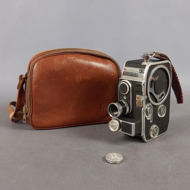 Vintage Bolex Paillard 8mm Analogue Film Camera, Swiss, 1960s For Sale - Image 16 of 16
