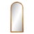 Italian Carved Wood/Gold Finish Arched Full Length Mirror For Sale