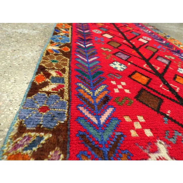 Mid 20th Century Vintage Persian Hamadan Rug – Size: 2' 2" X 4" For Sale - Image 5 of 10