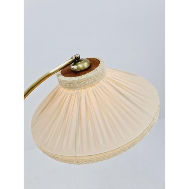 Mid-Century German Brass Arc Floor Flex Lamp from München Werkstätten, 1960s For Sale - Image 4 of 11