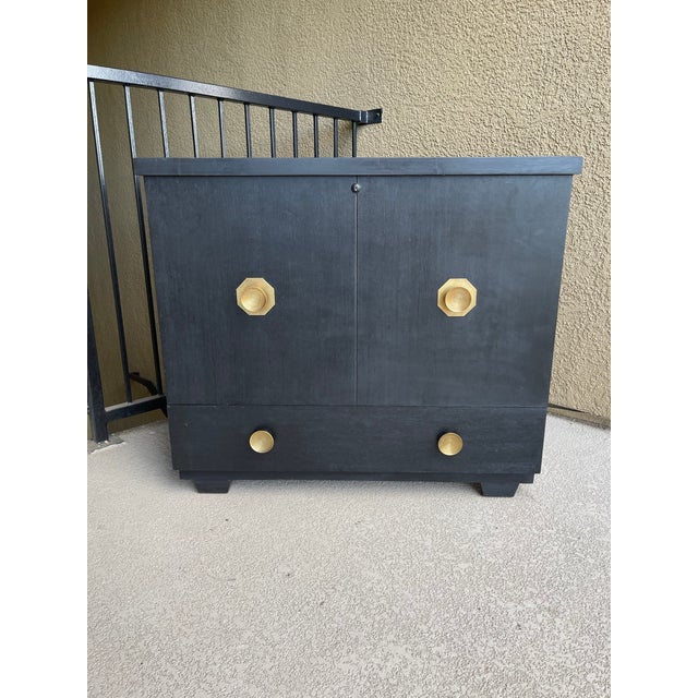 Lightly Cerused Mid Century Lane Chest Bar Chairish