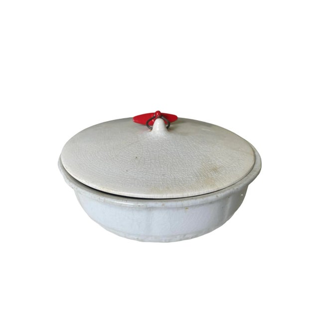 1884 Glasgow Ironstone China Warranted Baking Dish For Sale In Chicago - Image 6 of 6