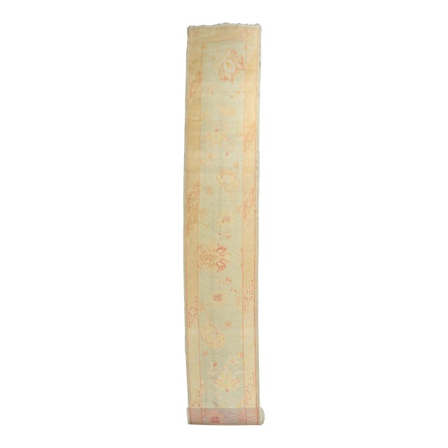 Early 21st Century Turkish Oushak Runner - 2'6" x 21' For Sale