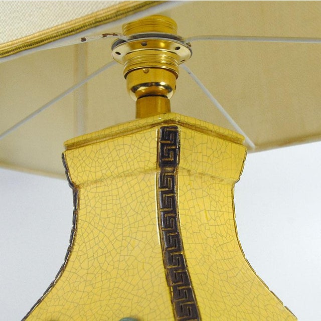 Ceramic Table Lamp in the style of Ugo Zaccagnini, 1960s For Sale - Image 6 of 11