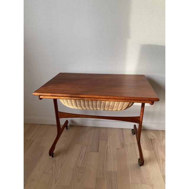 Teak Sewing Table, 1960s For Sale - Image 14 of 14