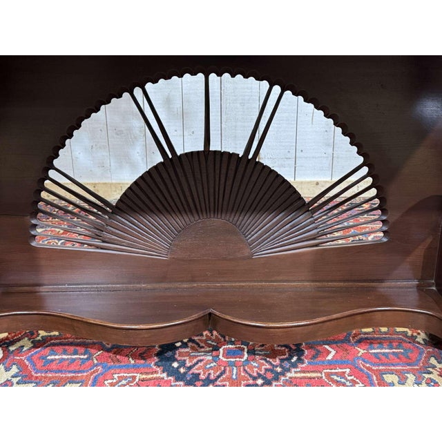 Tan Louis Philippe Indonesian Teak Dismountable Console Table, 1950s For Sale - Image 8 of 18