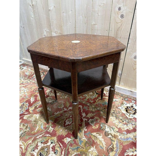 Art Deco Octagonal Side Table For Sale - Image 3 of 9