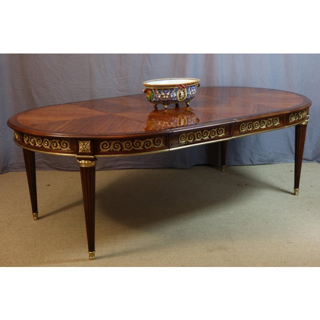Large Marquetry Dining Table For Sale - Image 13 of 13