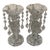 Late 20th Century Luster Candlestick Set For Sale