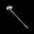 This is an antique toddy ladle. An English, silver and mahogany long serving spoon, dating to the Georgian period,...
