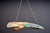 Sculptural Pendant Light with Sweeping Frosted Glass Shade, Italy, 1950s For Sale - Image 3 of 14