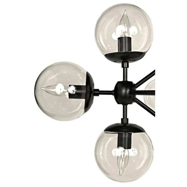 Not Yet Made - Made To Order NOIR Pluto Chandelier, Large, Black Iron For Sale - Image 5 of 5
