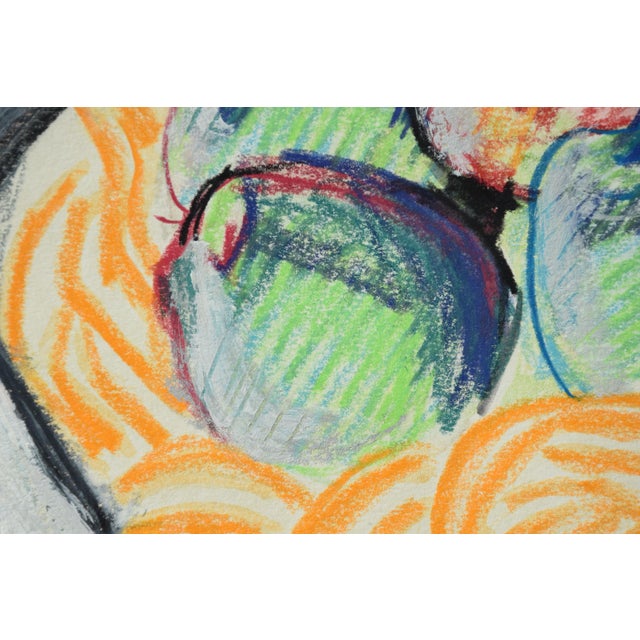 Richild Holt, Still Life with Apples, 1992, Mixed Media For Sale - Image 10 of 13
