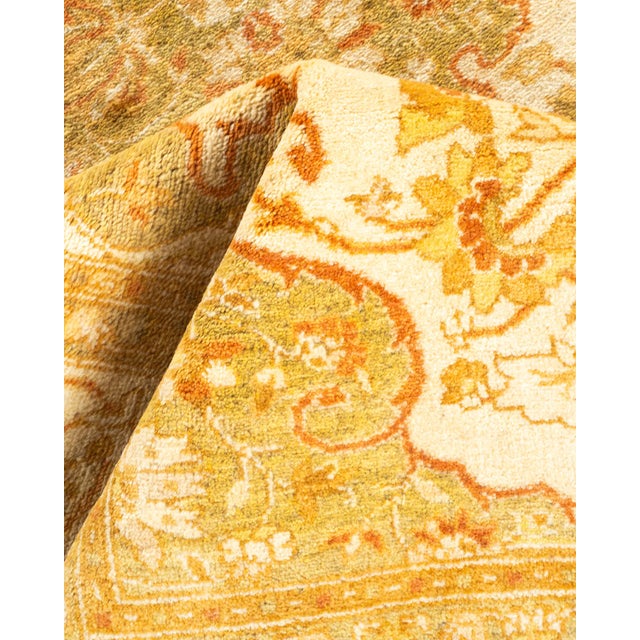 Textile Mogul, One-of-a-Kind Hand-Knotted Area Rug - Ivory, 4' 1" x 6' 2" For Sale - Image 7 of 8