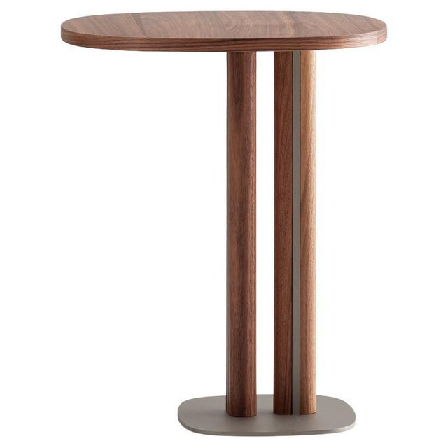 Gold Tall Manhattan Side Table by Morica Design For Sale - Image 8 of 8