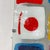 Blue 1990 Ikea Gyllen Colorful Abstract Art Glass Wall Sconce Lamp For Sale - Image 8 of 13