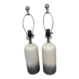 Pair of Mid-Mod Style Pottery Lamps