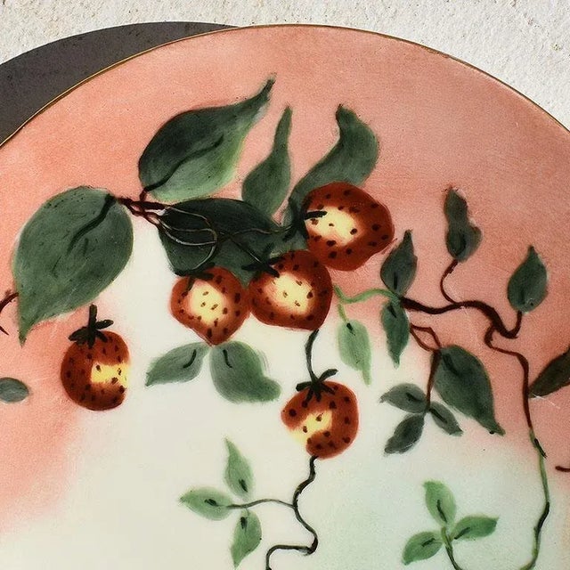 A beautiful ceramic saucer, catchall, or decorative trinket dish. Created from ceramic, this pretty plate is painted from...