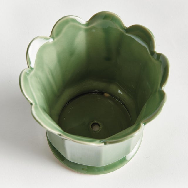Contemporary Maline Footed Pot Small For Sale - Image 3 of 4