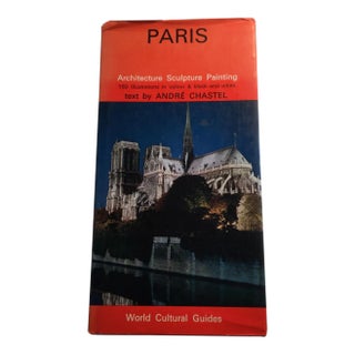 1971 Paris World Cultural Guide Book by Andre Chastel For Sale