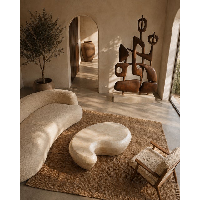 Not Yet Made - Made To Order Anzar — Sculptural Coffee Table For Sale - Image 5 of 5