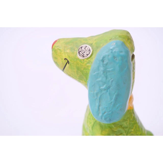 Set of Mid-Century Japanese Paper Mache Dog and Cat Banks For Sale - Image 10 of 13