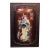 1980s Zitan Wood Wall Hanging Plaque, Mother of Pearl Inlay Guan Gong Portrait, For Sale